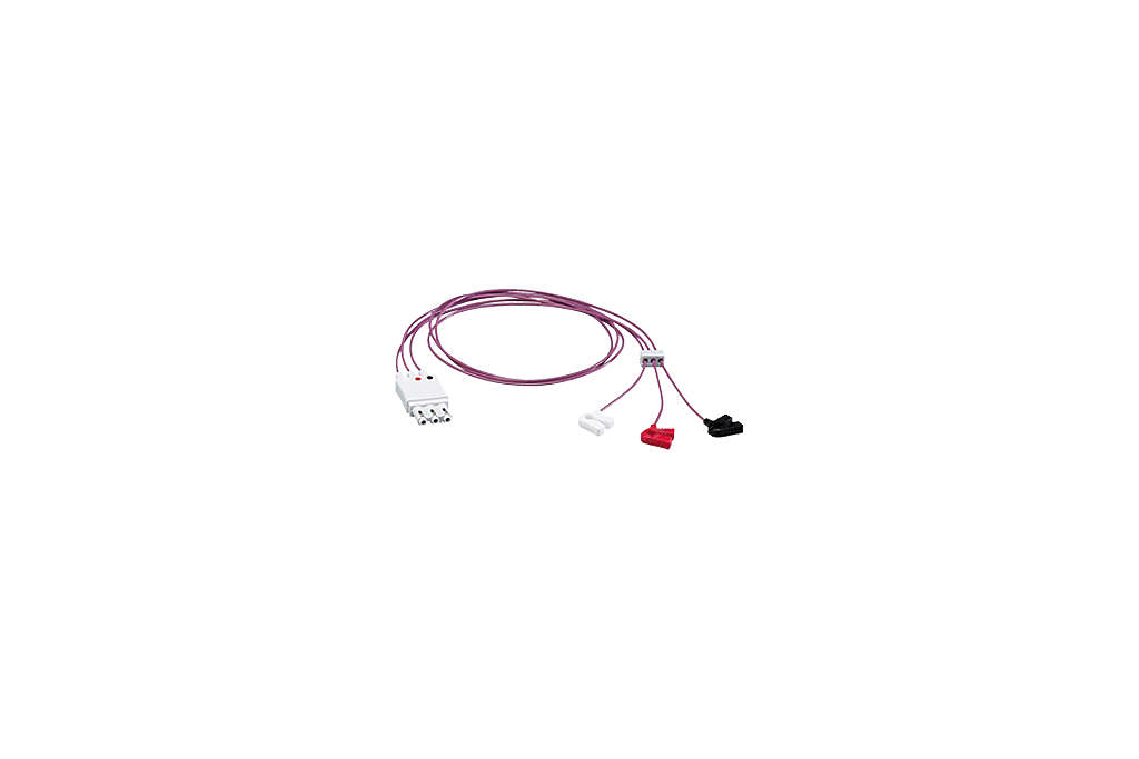 Philips - Unshielded 3 lead mini-clip AAMI 0.7m - HCM1624A Philips - Unshielded 3 lead mini-clip AAMI 0.7m - HCM1624A