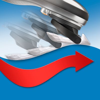 Contour following comb for speed and comfort