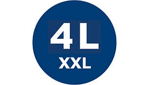 s-bag in XXL 4 liter capacity for long-lasting performance