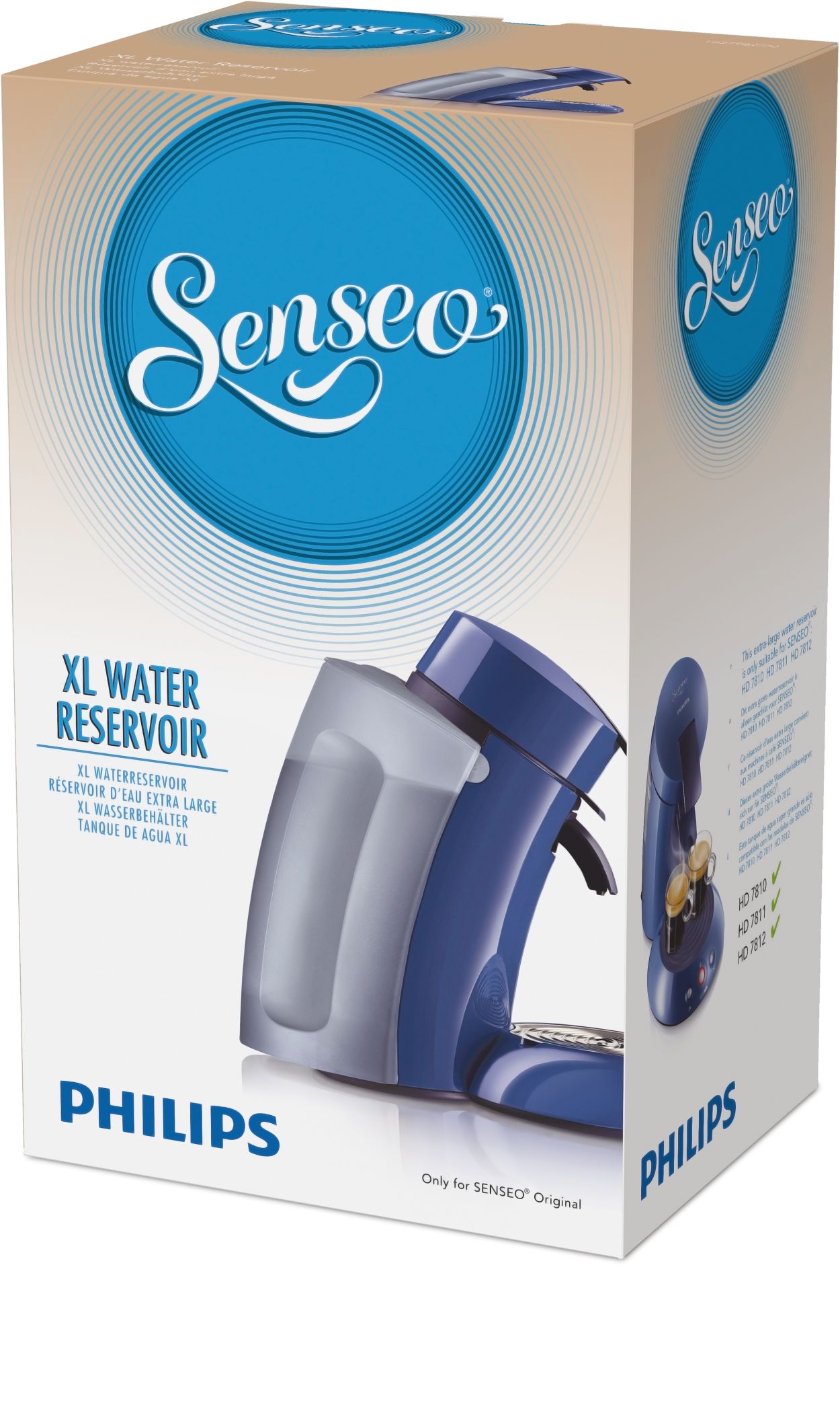 Philips Senseo coffee machine water tank HD7811-62 HD7805-62