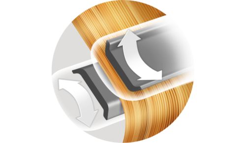 Aplica menos presión en el pelo para reducir el riesgo de rotura