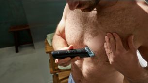 Adapts the shaver head to your body's contours