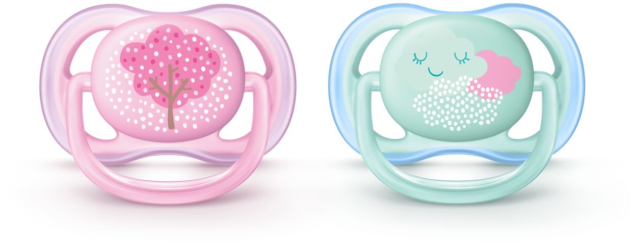 A light, breathable pacifier