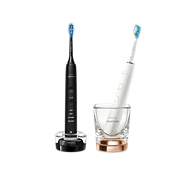 DiamondClean 9000 Sonic electric toothbrushes - Black &amp; rose gold