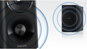 Bassreflex-Lautsprechersysteme bieten starke und tiefe Bässe