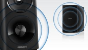 Bass Reflex speakers deliver a powerful, deeper bass