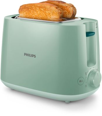 Tostador Philips Daily HD2581/00 con rejilla calientabollos integrada