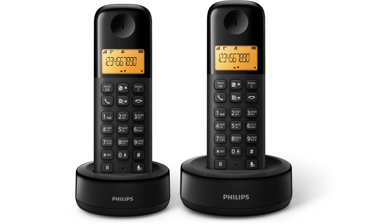 Беспроводной телефон D1302B/51 | Philips