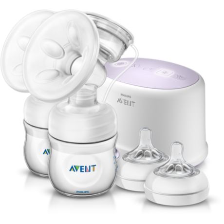 SCF334/03 Philips Avent Elektrische Doppel-Milchpumpe für Ihren Komfort