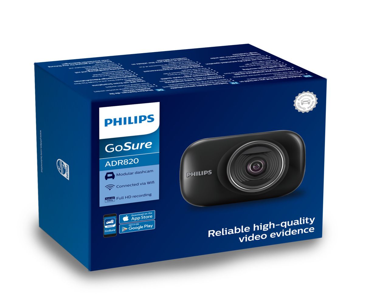 Syd Predictor emne GoSure ADR820 modular dashcam with GPS and Full HD rear camera options  56750XM | Philips