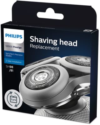 Shaver S9000 Prestige 交換用シェービングヘッド SH98/81 | Philips