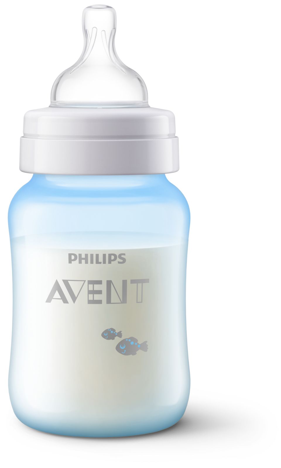 Philips AVENT Anti-colic Baby Bottles Clear, 9oz, 1 Piece (SCF403/17)