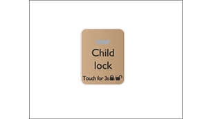 Child lock keeps your kitchen safer and offers peace of mind