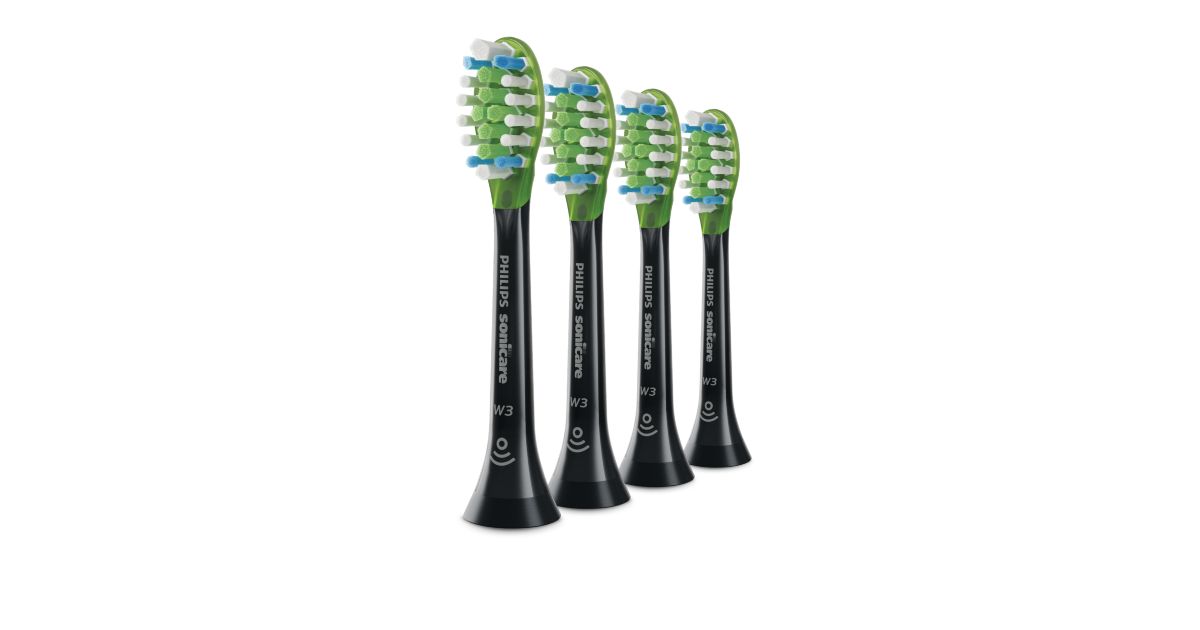 Sonicare W3 Premium White 4-pack standard sonic toothbrush heads
