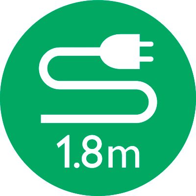 Cable de alimentación de 1,8 m