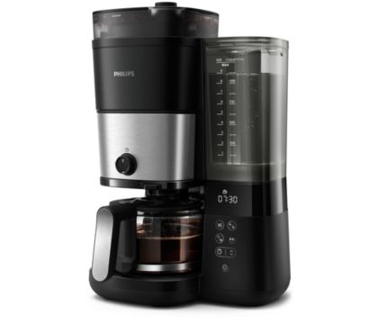 All-in-1 Brew Cafetière filtre avec broyeur intégré HD7900/01