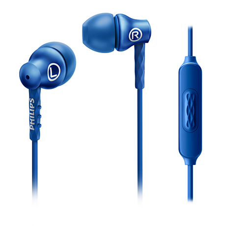 SHE8105BL/00  In-ear headphones with mic