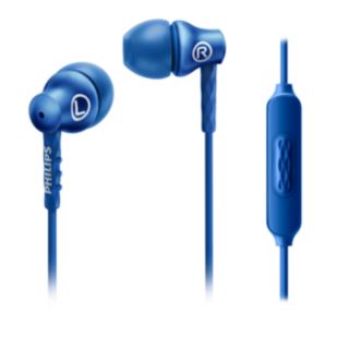 Fones de ouvido intra-auriculares com microfone