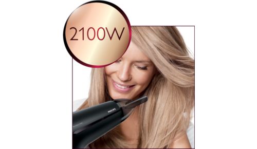 Professionelle Leistung von 2100 W für ein perfektes Ergebnis wie vom Friseur