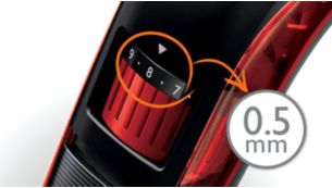 Preciznost u koracima od 0,5 mm
