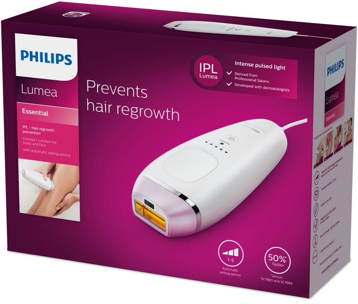 Lumea Essential IPL - Hair removal device BRI863/60 | Philips