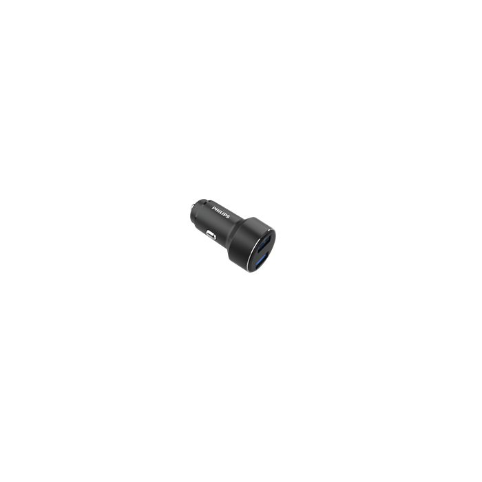 双 USB-A 端口车载充电器