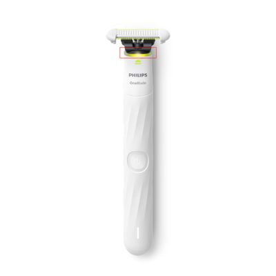 Was bedeutet die Klingenwechselanzeige an meinem Philips OneBlade?
