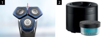 ¿Qué afeitadoras Philips son compatibles con el sistema Quick Clean Pod?