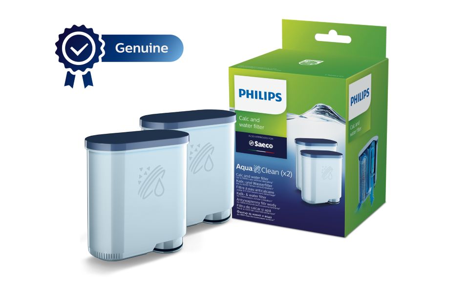 Philips AquaClean Original Calc and Water Filter & Machine Descaler,  Perfect Descalcification for a Prolong Machine Lifetime, 1 Descaling Cycle