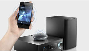 High fidelity Bluetooth® (aptX® and AAC) music streaming