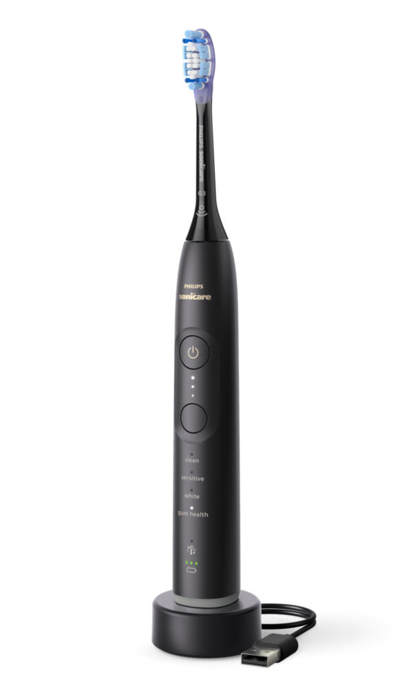 フィリップス ソニッケアー7100 を充電器台に置いた様子 4／4