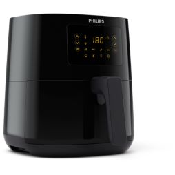 Philips Essential Airfryer XL 2.65lb/6.2L Capacity Digital Airfryer with  Rapid Air Technology, Starfish Design, Easy Clean Basket, Black, (HD9270/91)