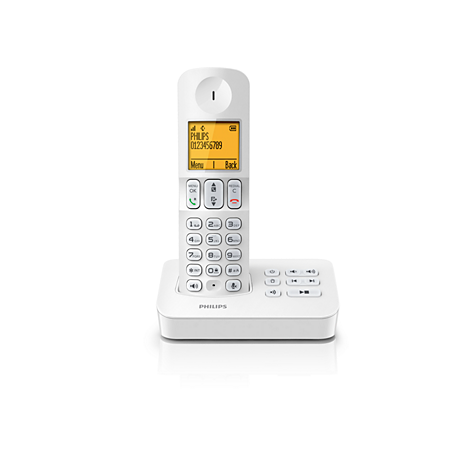 B3851W/38  Téléphone fixe sans fil avec répondeur