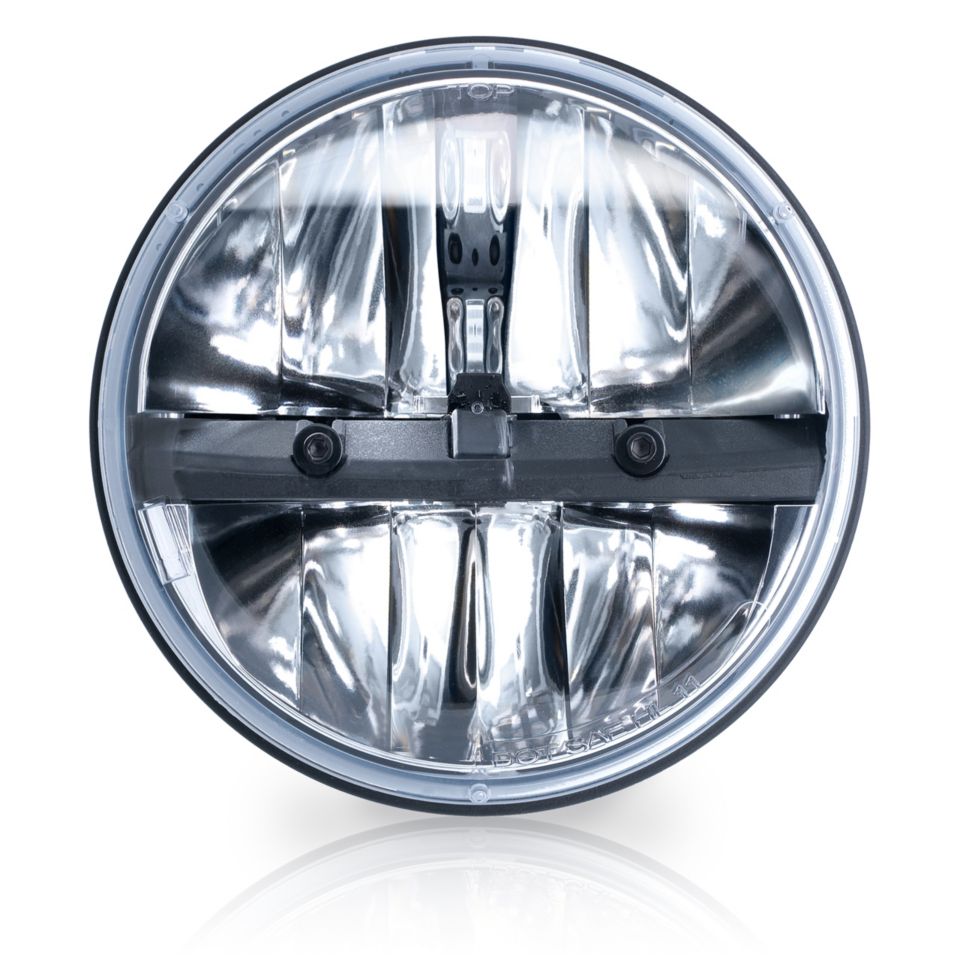 LED Headlamp 7 round LED01X1