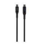 Birinci sınıf örgülü USB-C - C kablosu