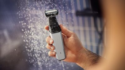 Afeitadora corporal totalmente apta para la ducha