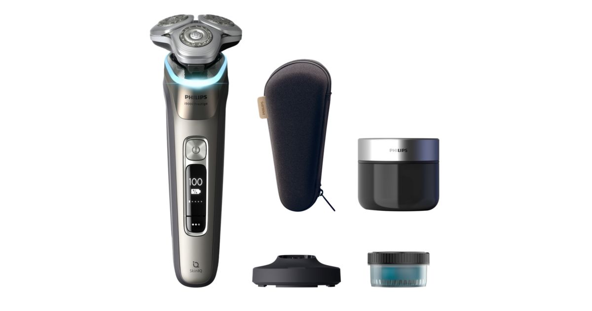 i9000 Prestige Wet & Dry Electric Shaver with SkinIQ XP9203/30