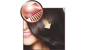 2 vezes mais suave p/ o cabelo c/ chapas de cerâmica SilkySmooth