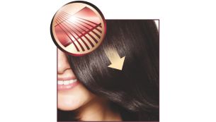 2 veces más suave con el cabello, gracias a las placas cerámicas SilkySmooth