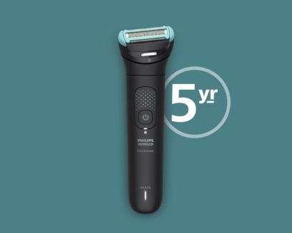 Philips Body Groomer, 5-year warranty²