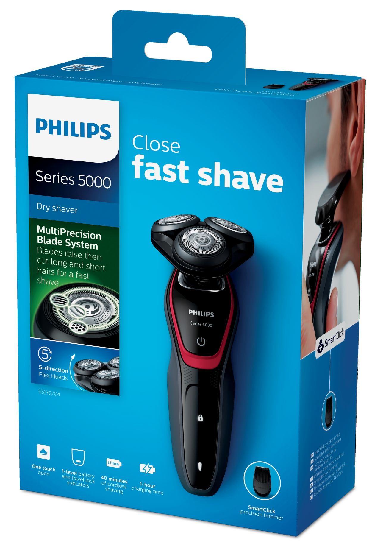 Shaver series 5000 电动剃须刀S5130/04 | Philips -飞利浦