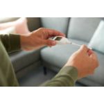 Measures and records your child’s temperature