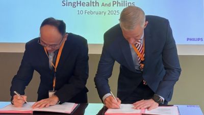 SingHealth and Philips signing ceremony