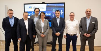 Press conference presenting the Visual Patient Avatar at UKB