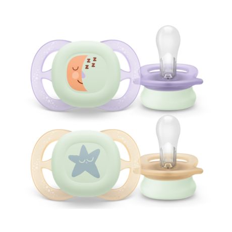 SCF075/17 Philips Avent Pacifier ultra start Nighttime