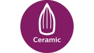 Ceramic soleplate for easy gliding and scratch resistance