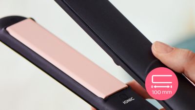 Plăci lungi de 100 mm pentru îndreptare rapidă şi uşoară