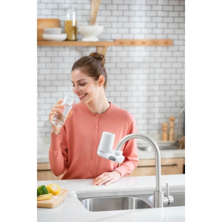 Crisp and pure-tasting water