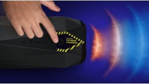 Schalter für SHOQ-Modus für extreme Lautstärke