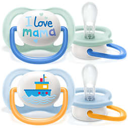 PHILIPS AVENT Soother "ULTRA AIR NIGHT" SCF376/22-2x Schnuller Silikon 6-18 